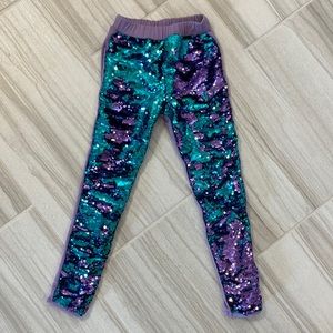 Size 7 mermaid sequin pants!